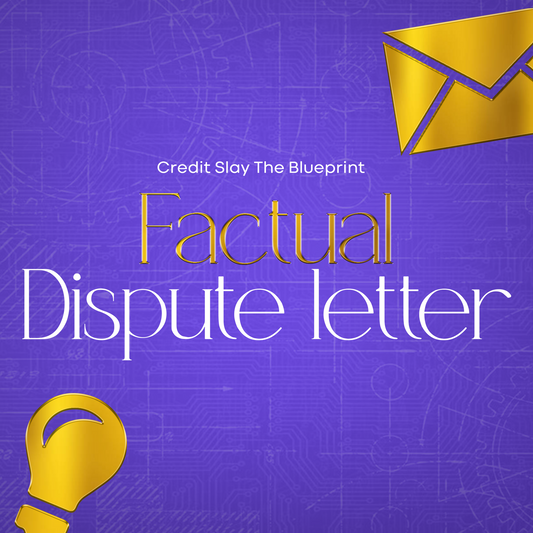 Factual Dispute Letter